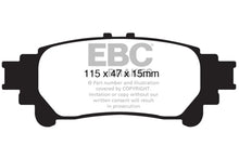 Load image into Gallery viewer, EBC 13+ Lexus GS350 3.5 RWD Greenstuff Rear Brake Pads - Main Product View