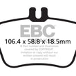 Load image into Gallery viewer, EBC 13+ Mercedes-Benz CLA250 2.0 Turbo Ultimax2 Rear Brake Pads - Main Product View