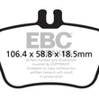 Load image into Gallery viewer, EBC 13+ Mercedes-Benz CLA250 2.0 Turbo Yellowstuff Rear Brake Pads - Main Product View