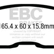 Load image into Gallery viewer, EBC 13+ Nissan Altima 2.5 (L33) Sedan Greenstuff Front Brake Pads - Main Product View