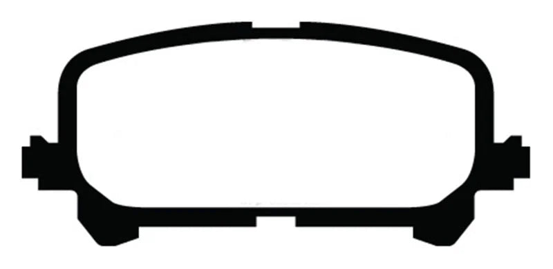EBC 14+ Acura MDX 3.5 Greenstuff Rear Brake Pads - Main Product View