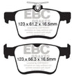 Load image into Gallery viewer, EBC 14+ Audi A3 1.8 Turbo (w/Electronic Parking Brake) Greenstuff Rear Brake Pads - Main Product View