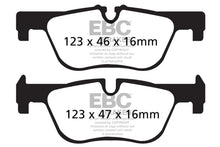 Load image into Gallery viewer, EBC 14+ BMW 228 Coupe 2.0 Turbo ATE calipers Ultimax2 Rear Brake Pads - Side View