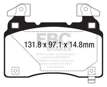 Load image into Gallery viewer, EBC 14+ Chevrolet Corvette Stingray (C7) 6.2 (Z51 Performance Package) Bluestuff Front Brake Pads - Main Product View
