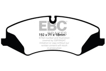 Load image into Gallery viewer, EBC 14+ Land Rover LR4 3.0 Supercharged Yellowstuff Front Brake Pads - Main Product View