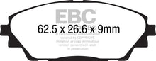Load image into Gallery viewer, EBC 14+ Mazda 3 2.0 (Japan Build) Greenstuff Front Brake Pads - Main Product View