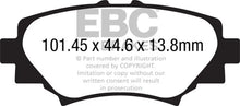 Load image into Gallery viewer, EBC 14+ Mazda 3 2.0 (Japan Build) Redstuff Rear Brake Pads - Main Product View