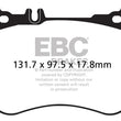 Load image into Gallery viewer, EBC 14+ Mercedes-Benz S550 4.7 Twin Turbo AMG Sport Pkg Yellowstuff Front Brake Pads - Main Product View