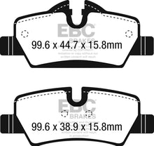 Load image into Gallery viewer, EBC 14+ Mini Hardtop 1.5 Turbo Cooper Ultimax2 Rear Brake Pads - Main Product View