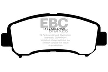 Load image into Gallery viewer, EBC 14+ Nissan Juke 1.6 Turbo Nismo RS Ultimax2 Front Brake Pads - Main Product View