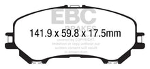 Load image into Gallery viewer, EBC 14+ Nissan Rogue 2.5 2 row seating Ultimax2 Front Brake Pads - Main Product View