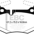 Load image into Gallery viewer, EBC 15-17 Lexus RC F / 16-18 Lexus GS F Yellowstuff Rear Brake Pads - Main Product View