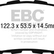 Load image into Gallery viewer, EBC 15-17 Mazda Miata MX-5 Yellowstuff Front Brake Pads - Main Product View