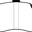 Load image into Gallery viewer, EBC 15-19 BMW X5M 4.4TT (F85) Redstuff Front Brake Pads - Side View