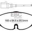 Load image into Gallery viewer, EBC 15-19 Volkswagen GTI (Mk7) Redstuff Front Brake Pads - Main Product View