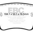 Load image into Gallery viewer, EBC 15-21 Volkswagen GTi 2.0 Turbo Yellowstuff Rear Brake Pads - Main Product View