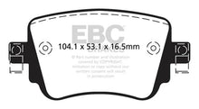 Load image into Gallery viewer, EBC 15-21 Volkswagen GTi 2.0 Turbo Yellowstuff Rear Brake Pads - Main Product View