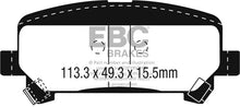 Load image into Gallery viewer, EBC 15+ Chevrolet Colorado 2.5 Greenstuff Rear Brake Pads - Main Product View