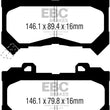 Load image into Gallery viewer, EBC 15+ Chevrolet Colorado 2.5 Ultimax2 Front Brake Pads - Main Product View