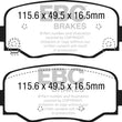 Load image into Gallery viewer, EBC 15+ Fiat 500X 1.4 Turbo Yellowstuff Rear Brake Pads - Main Product View