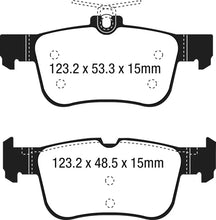Load image into Gallery viewer, EBC 15+ Ford Edge 2.0 Turbo FWD Yellowstuff Rear Brake Pads - Main Product View