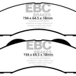 Load image into Gallery viewer, EBC 15+ Ford Expedition 3.5 Twin Turbo 2WD Ultimax2 Front Brake Pads - Main Product View