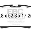 Load image into Gallery viewer, EBC 15+ Ford F150 2.7 Twin Turbo (2WD) Electric PB Greenstuff Rear Brake Pads - Main Product View
