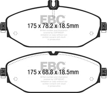 Load image into Gallery viewer, EBC 15+ Mercedes-Benz C300 (W205) 2.0 Turbo Redstuff Front Brake Pads - Main Product View