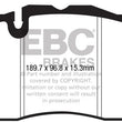Load image into Gallery viewer, EBC 16-18 Cadillac CTS-V Redstuff Ceramic Low Dust Front Brake Pads - Main Product View
