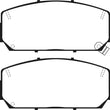 Load image into Gallery viewer, EBC 16+ Acura ILX 2.4 Redstuff Front Brake Pads - Main Product View