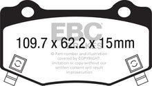 Load image into Gallery viewer, EBC 16+ Cadillac ATS-V 3.6 Twin Turbo Redstuff Rear Brake Pads - Main Product View
