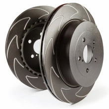 Load image into Gallery viewer, EBC 17-21 Honda Civic Type-R BSD Slotted Brake Rotor Set - Installation View