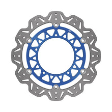 Load image into Gallery viewer, EBC 17-22 Yamaha YZF-R6 H 320mm Rotor Front Left/Right Vee Floating Blue Rotor