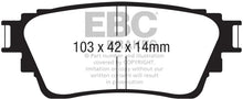 Load image into Gallery viewer, EBC 18-21 Mitsubishi Outlander Greenstuff Rear Brake Pads - Main Product View