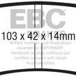 Load image into Gallery viewer, EBC 18-21 Mitsubishi Outlander Ultimax Rear Brake Pads - Main Product View