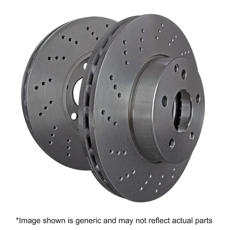 EBC 18-21 Subaru WRX STI 2.5T (w/Brembo Calipers) Rear RK Premium Rotors - Detail View