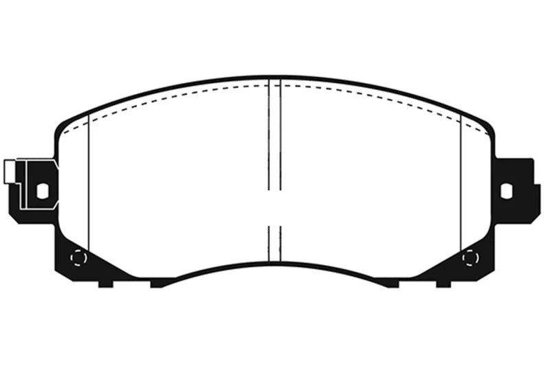 EBC 18+ Subaru Crosstrek 2 Ultimax Front Brake Pads - Main Product View