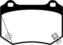 Load image into Gallery viewer, EBC 18+ WRX STI Yellowstuff Rear Brake Pads - Main Product View