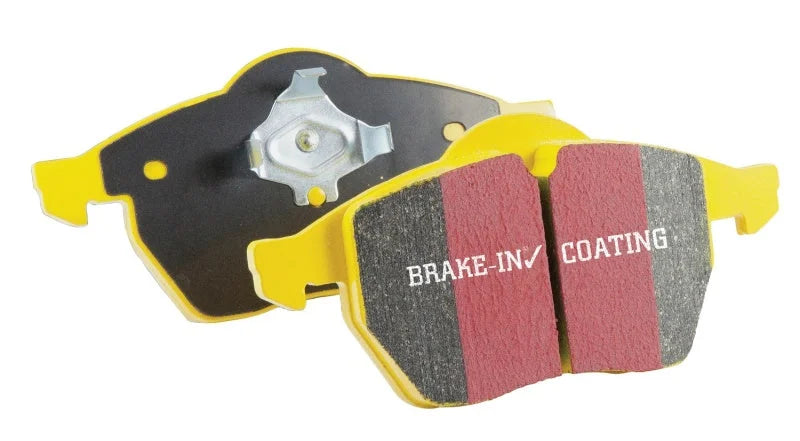 EBC 18+ WRX STI Yellowstuff Rear Brake Pads - Side View