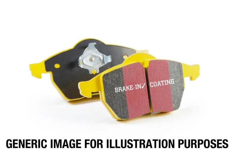 EBC 18+ WRX STI Yellowstuff Rear Brake Pads - Installation View