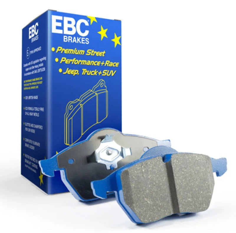 EBC 1.8L Bluestuff Rear Brake Pads fits 1991-1995 Toyota MR2 / 2000-2005 Toyota MR2 Spyder - Back View
