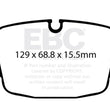 Load image into Gallery viewer, EBC 19-23 Audi RS6 / 19-23 Audi RS7 Rear Yellowstuff Brake Pads - Main Product View