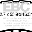 Load image into Gallery viewer, EBC 19+ Lexus ES300H 2.5L Hybrid Ultimax Front Brake Pads - Main Product View