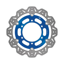 Load image into Gallery viewer, EBC 1992 Triumph Hinckley Daytona 750 3 cyl Front Left/Right Vee Floating Blue Rotor