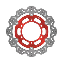 Load image into Gallery viewer, EBC 1992 Triumph Hinckley Daytona 750 3 cyl Front Left/Right Vee Floating Red Rotor