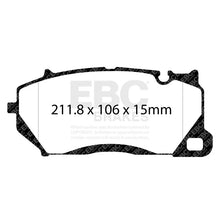 Load image into Gallery viewer, EBC 20-22 Audi RSQ8 4.0TT Yellowstuff Front Brake Pads - Side View