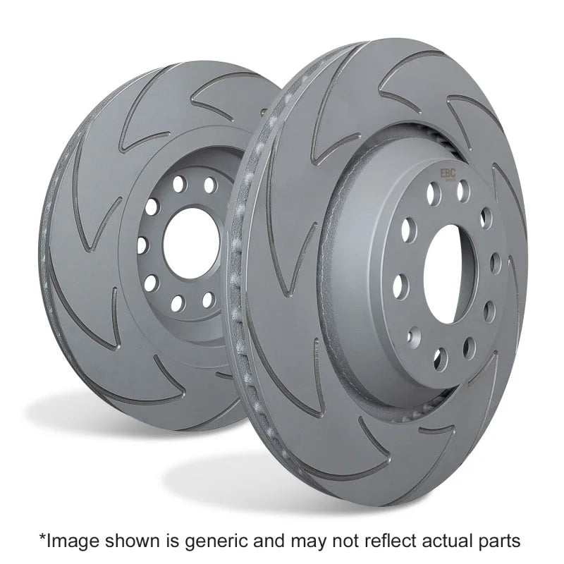 EBC 2008-2011 Volkswagen CC 3.6L BSD Rear Rotors - Side View