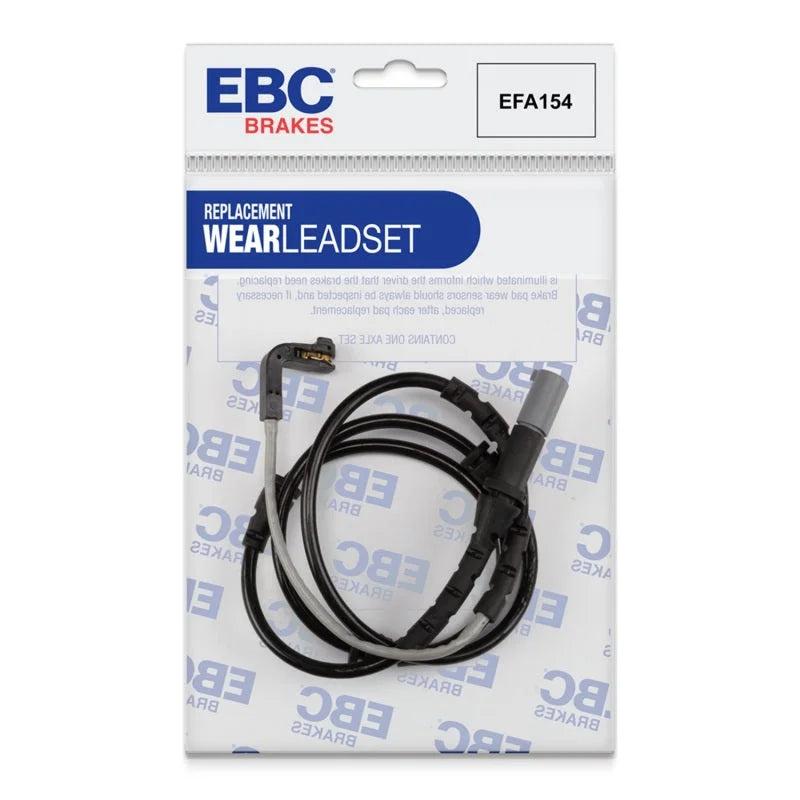 EBC 2010-2011 BMW X5M 4.4L Twin Turbo Front Wear Leads - Side View