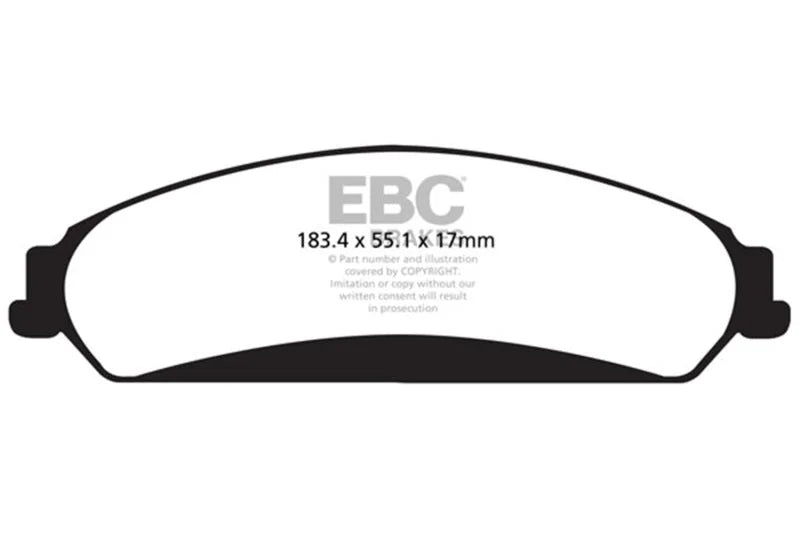 EBC 2011+ Chrysler 300C 5.7L Bluestuff Front Brake Pads - Additional View 6