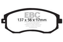 Load image into Gallery viewer, EBC 2012+ Subaru BRZ/FRS/86 2.0L Bluestuff Front Brake Pads - Side View